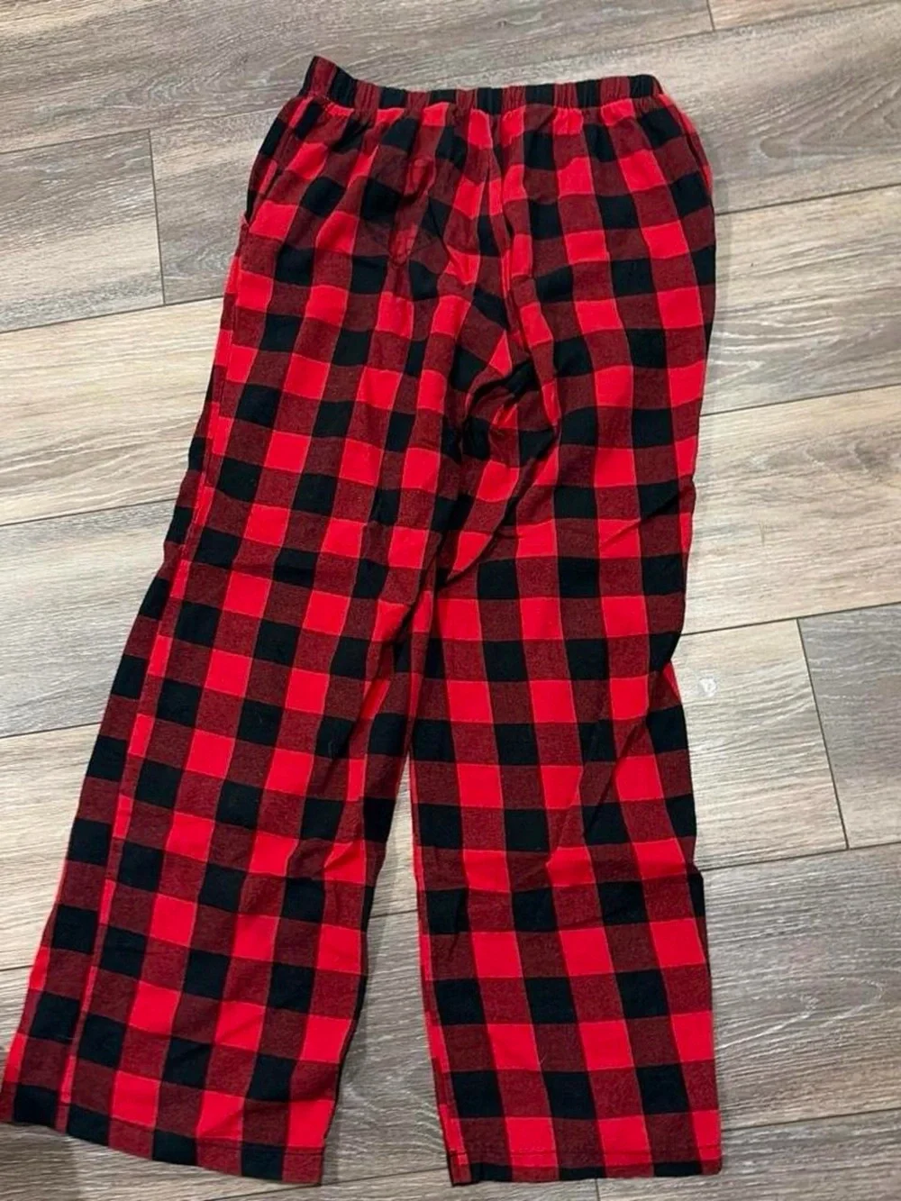 Kids Red & Black Buffalo Plaid Pajama Pants